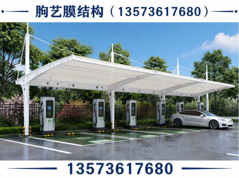 寿光市膜结构车棚展示图